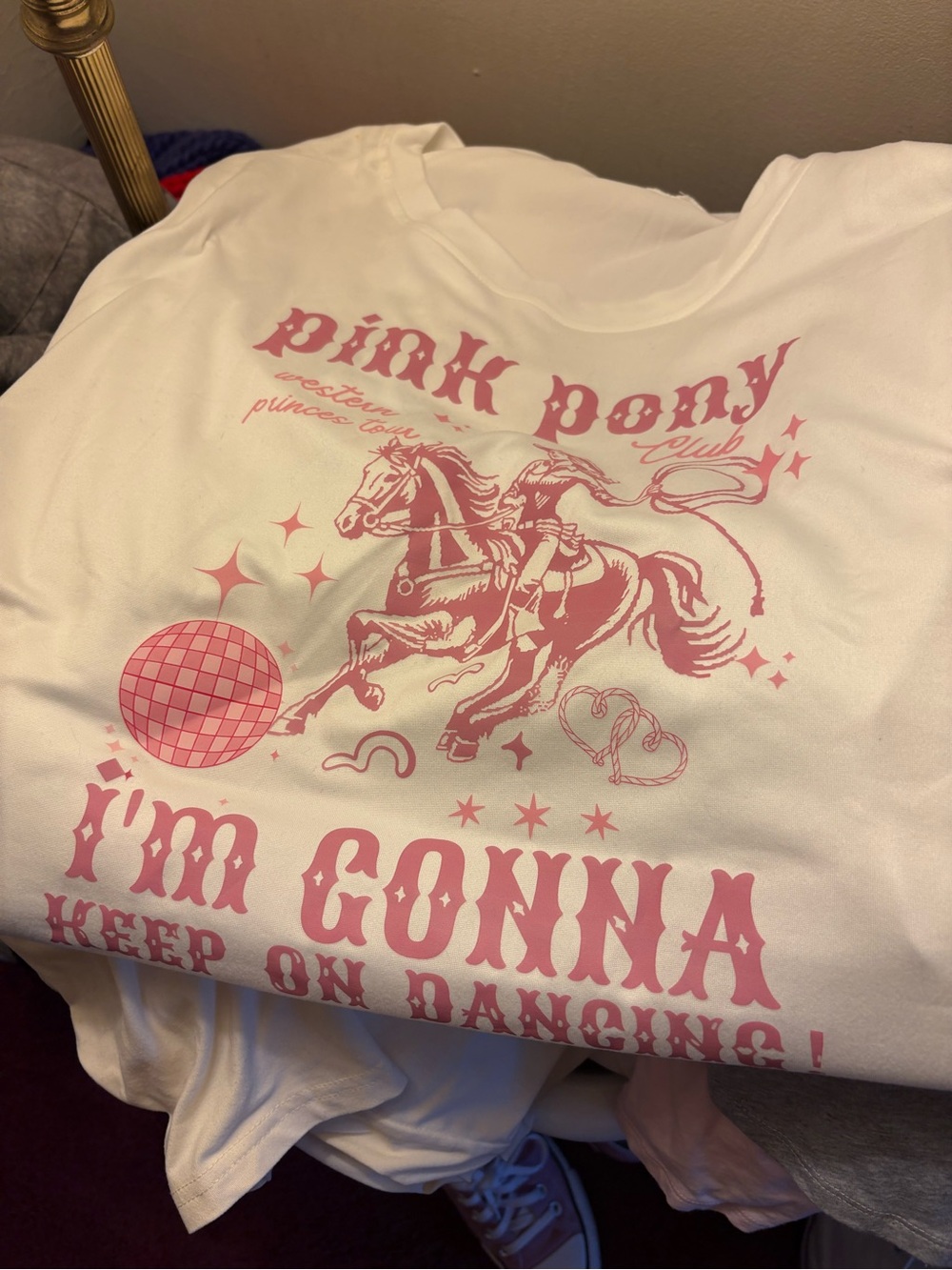 Pink pony club tee